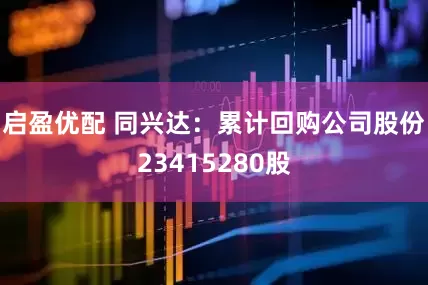 启盈优配 同兴达：累计回购公司股份23415280股